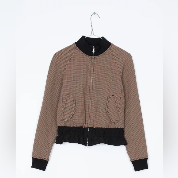 3.1 Phillip Lim Houndstooth Track Jacket - Picture 6 of 7